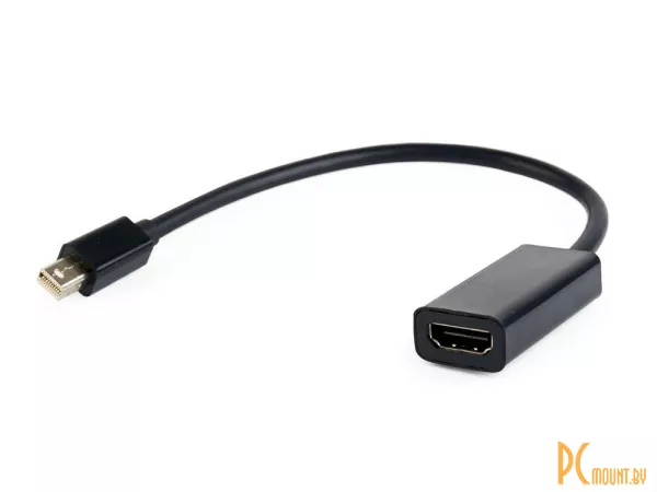 Переходник Mini DisplayPort (вилка) - HDMI (розетка), Gembird A-mDPM-HDMIF-02